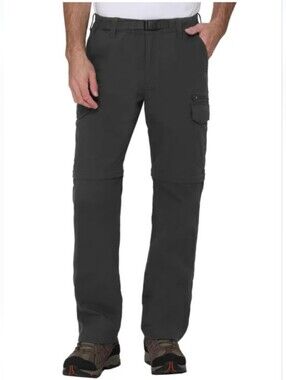 NEW! B.C Clothing Men's Gray Convertible Pant Size S X 30